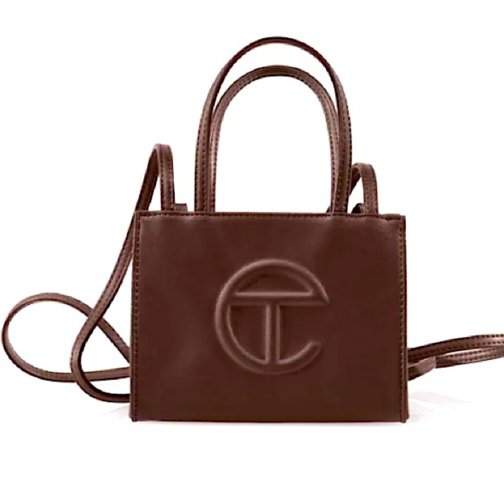 Small brown chocolate telfar bag